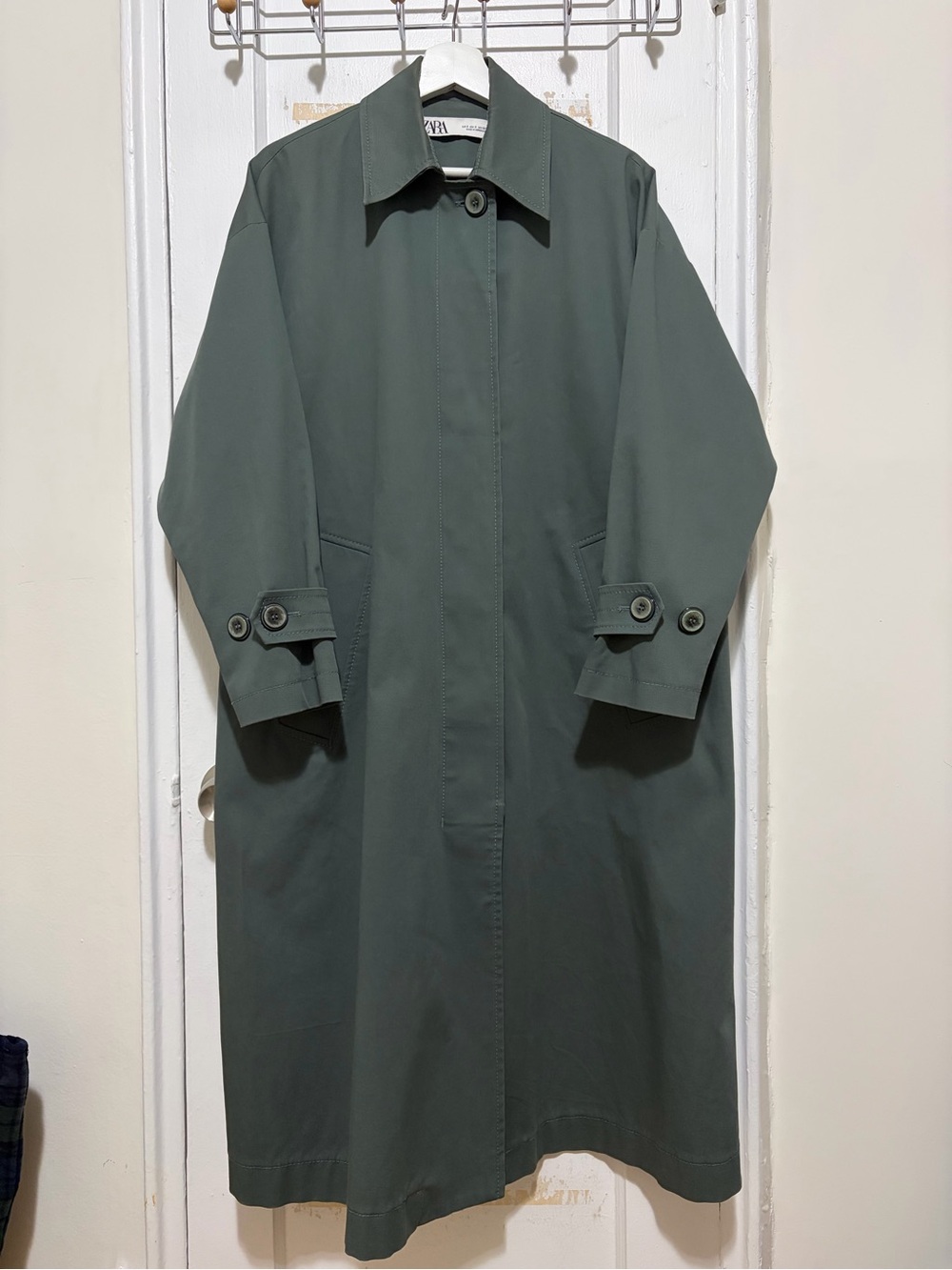 Zara Women’s Dark Teal Trench Coat